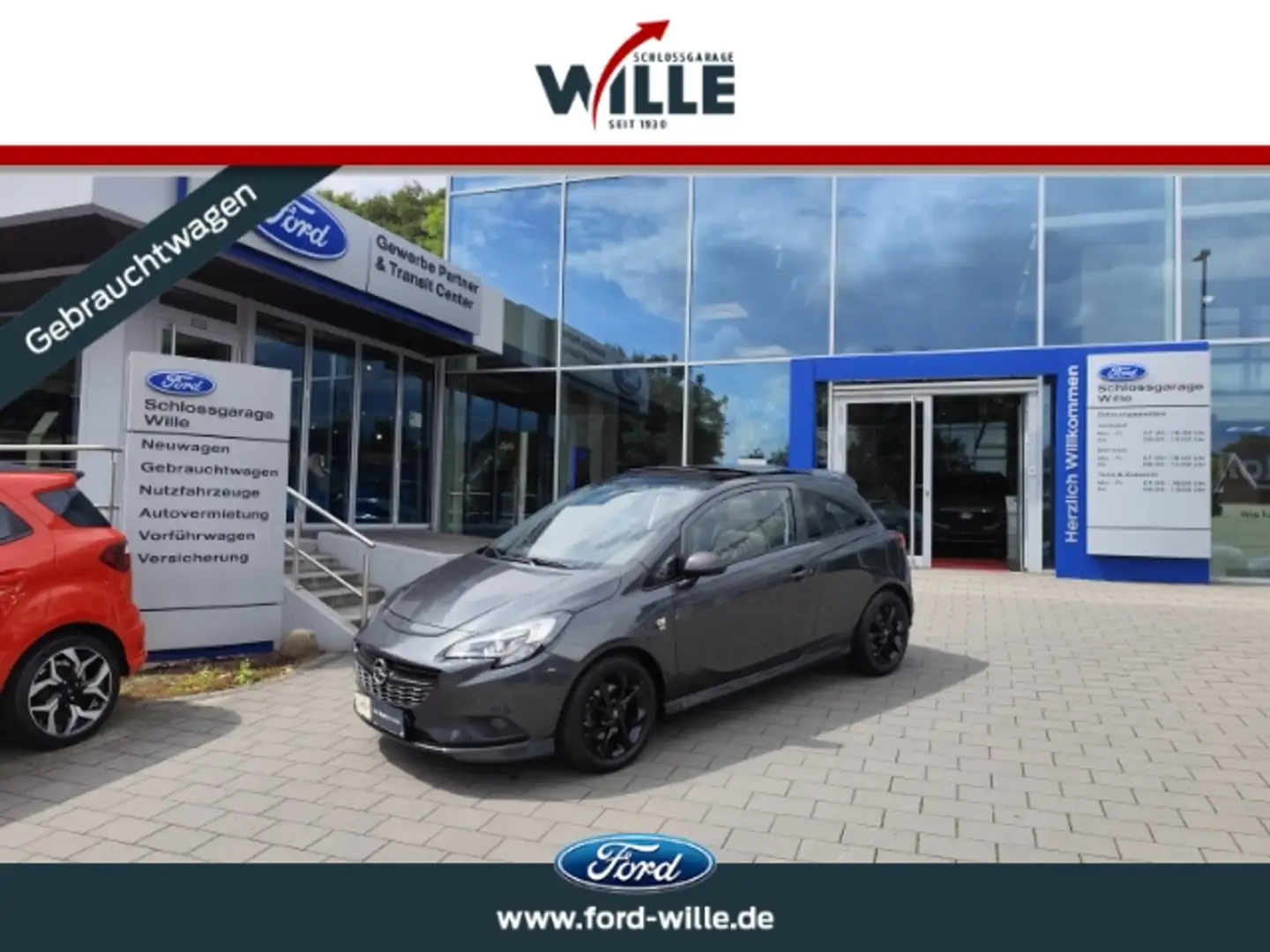 Opel Corsa E Color Edition OPC-Paket Bi-Xenon Schiebedach !!! Grau - 1
