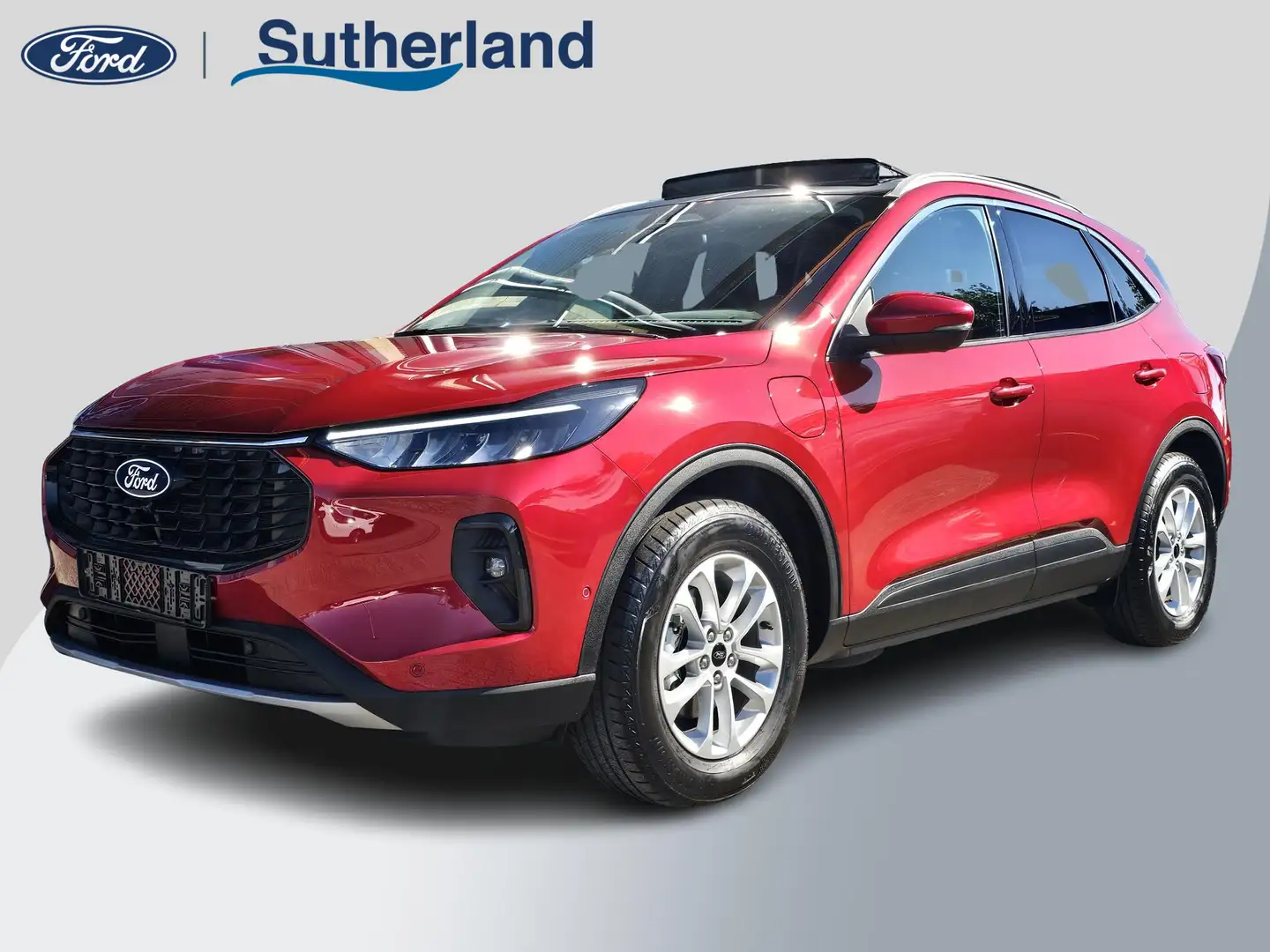 Ford Kuga 2.5 PHEV Titanium Nieuw model!| Panoramadak | Adap Rood - 1