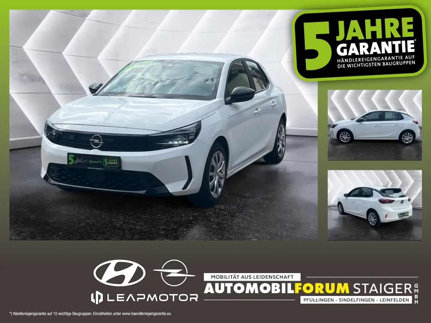 Opel Corsa F 1.2 5 Jahre Garantie BigDeal Bianco - 1