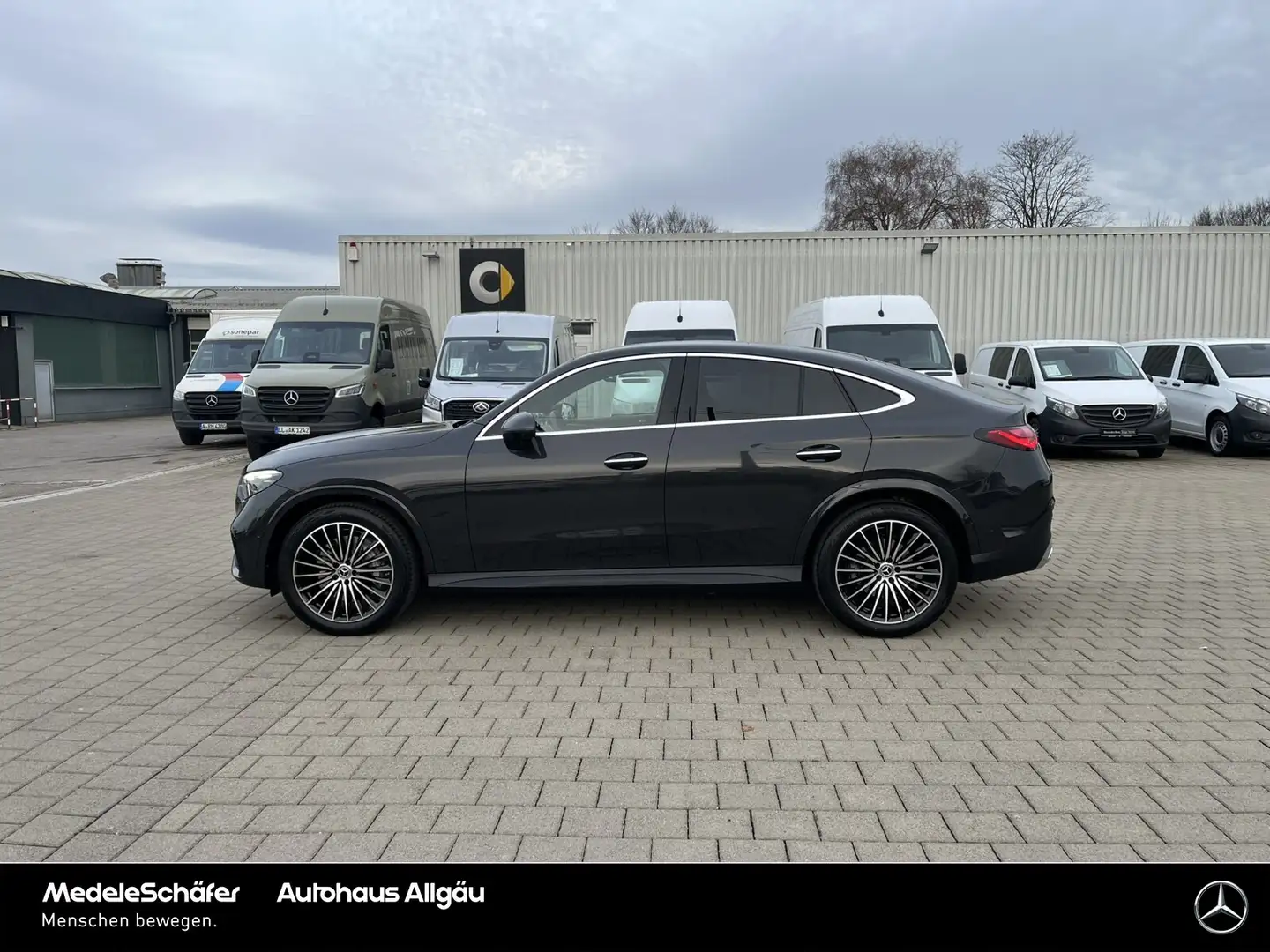 Mercedes-Benz GLC 300 GLC 300 d 4M AMG Coupe 20" AHK Pano 360° D-Light Grau - 2