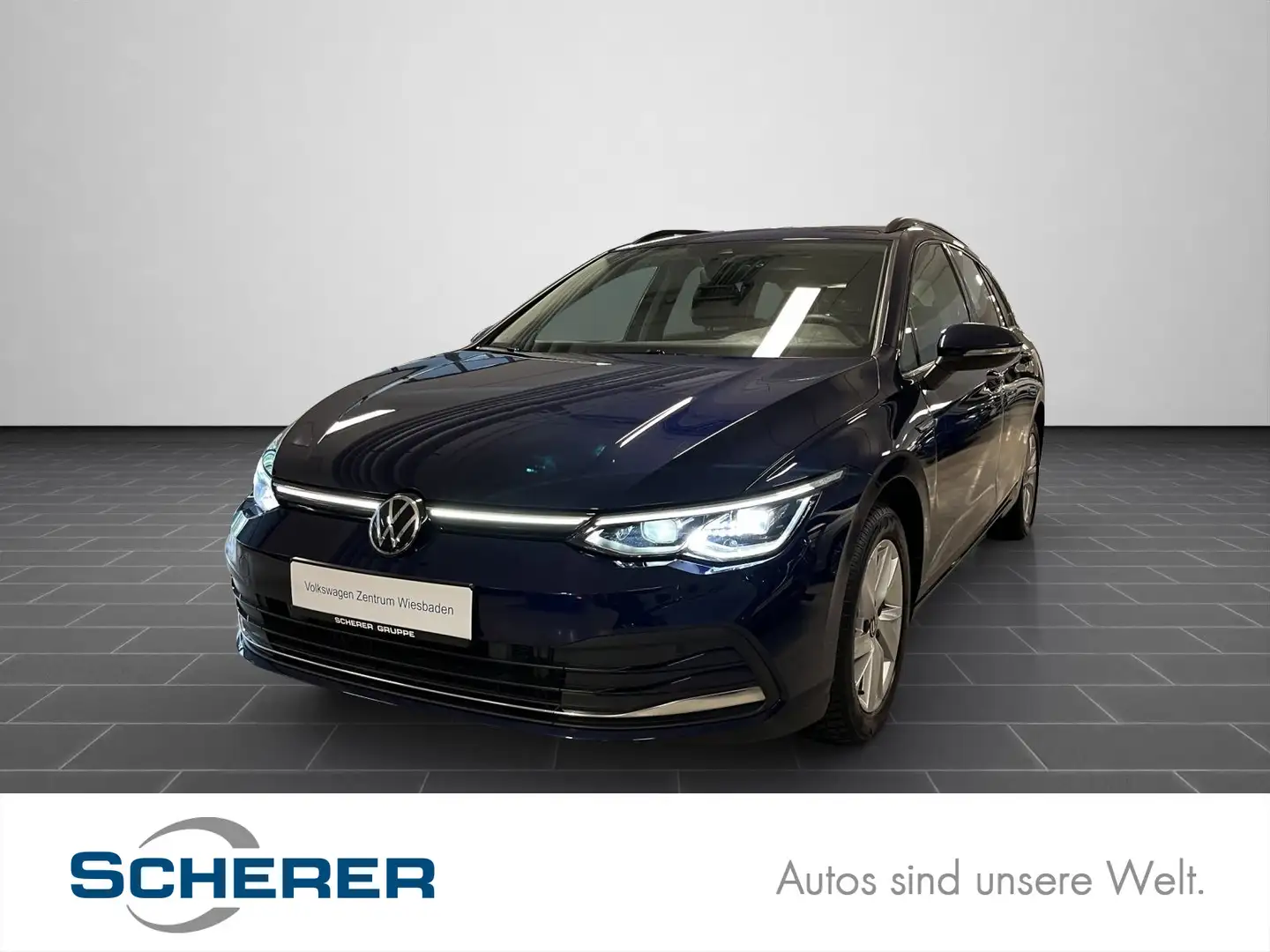 Volkswagen Golf Variant 2,0 TDI DSG Style, Navi, SItzh., Pa Blau - 1