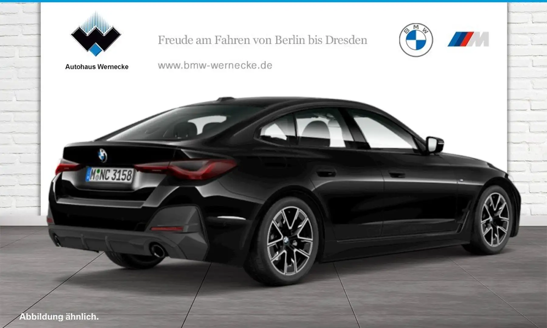 BMW 420 i Gran Coupé M Sport DAB Komfortzg. Tempomat Schwarz - 2