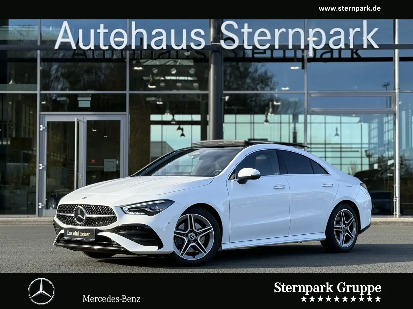 Mercedes-Benz CLA 200 CLA 200 Cp. AMG LED/Pano/Memory/Ambiente/Keyless Weiß - 1
