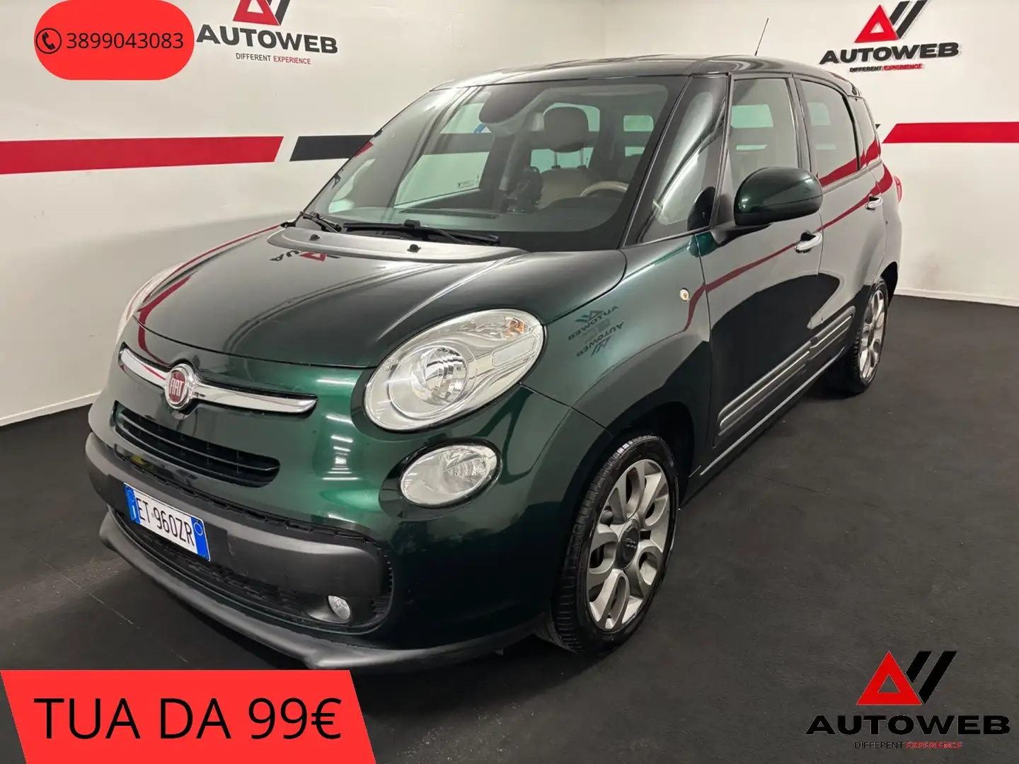 Fiat 500L 500L Living 1.6 Multijet 120 CV Lounge Verde - 1