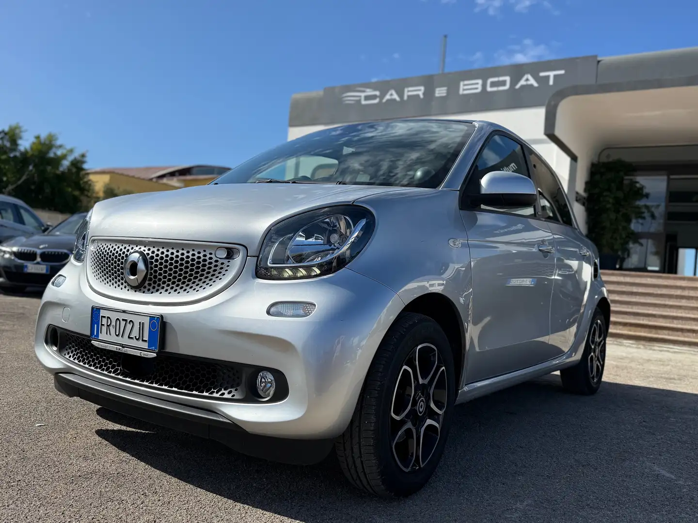 smart forFour Forfour II 2015 1.0 Passion 71cv twinamic my18 Argento - 1