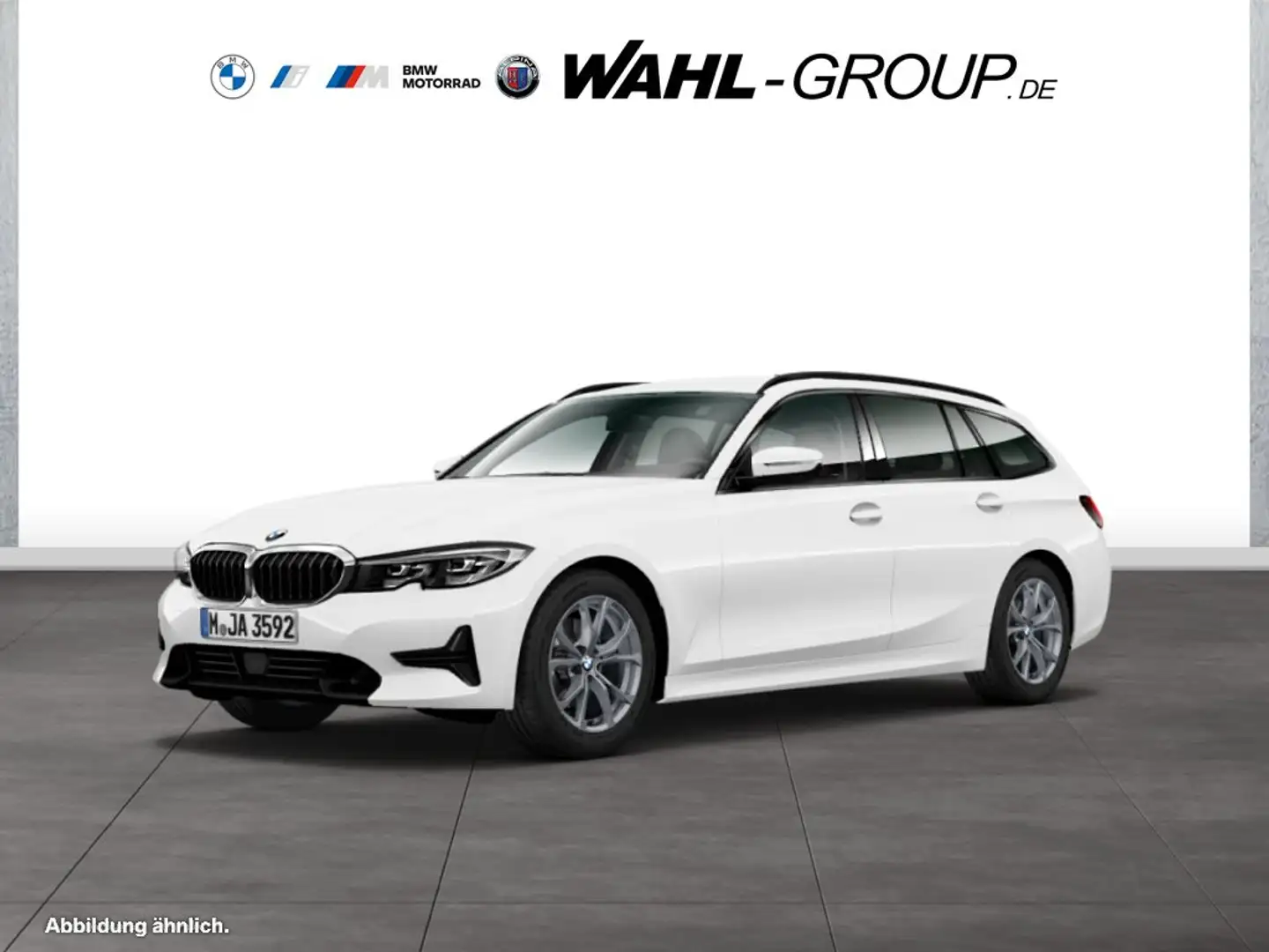 BMW 320 d TOURING SPORT LINE LC PROF ACC PDC ALARM   HIFI Weiß - 1