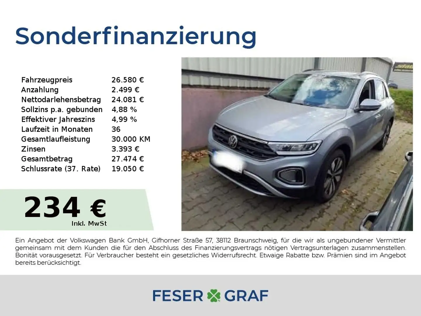 Volkswagen T-Roc Move 1.5 TSI 110 kW 6-Gang LED SHZ App-C Silber - 1