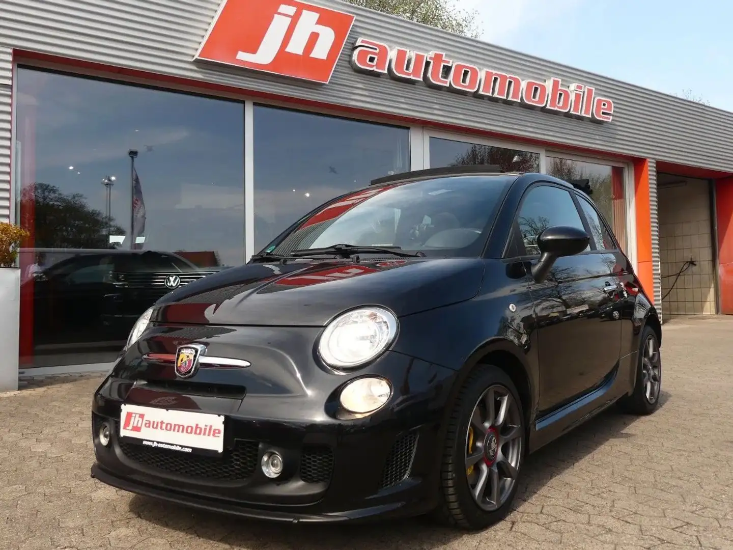 Fiat 500 Cabrio 595 C Custom Sitzheizung*Klima*Navi Чорний - 1