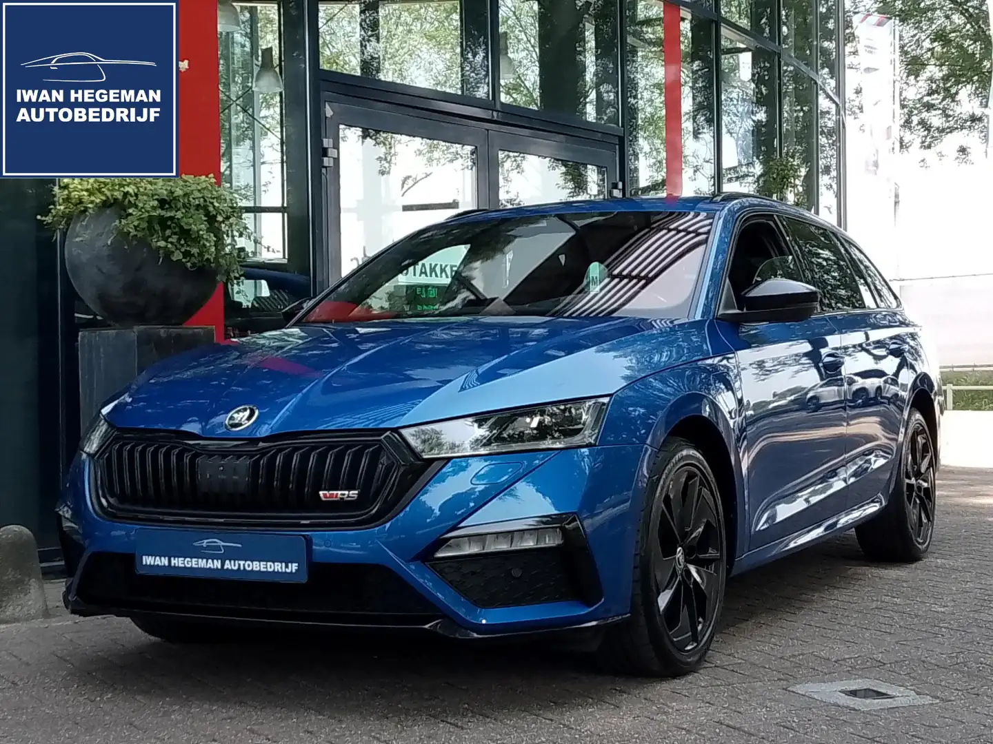 Skoda Octavia Combi 1.4 TSI RS iV PHEV Business ECC | PDC + Came Blauw - 1