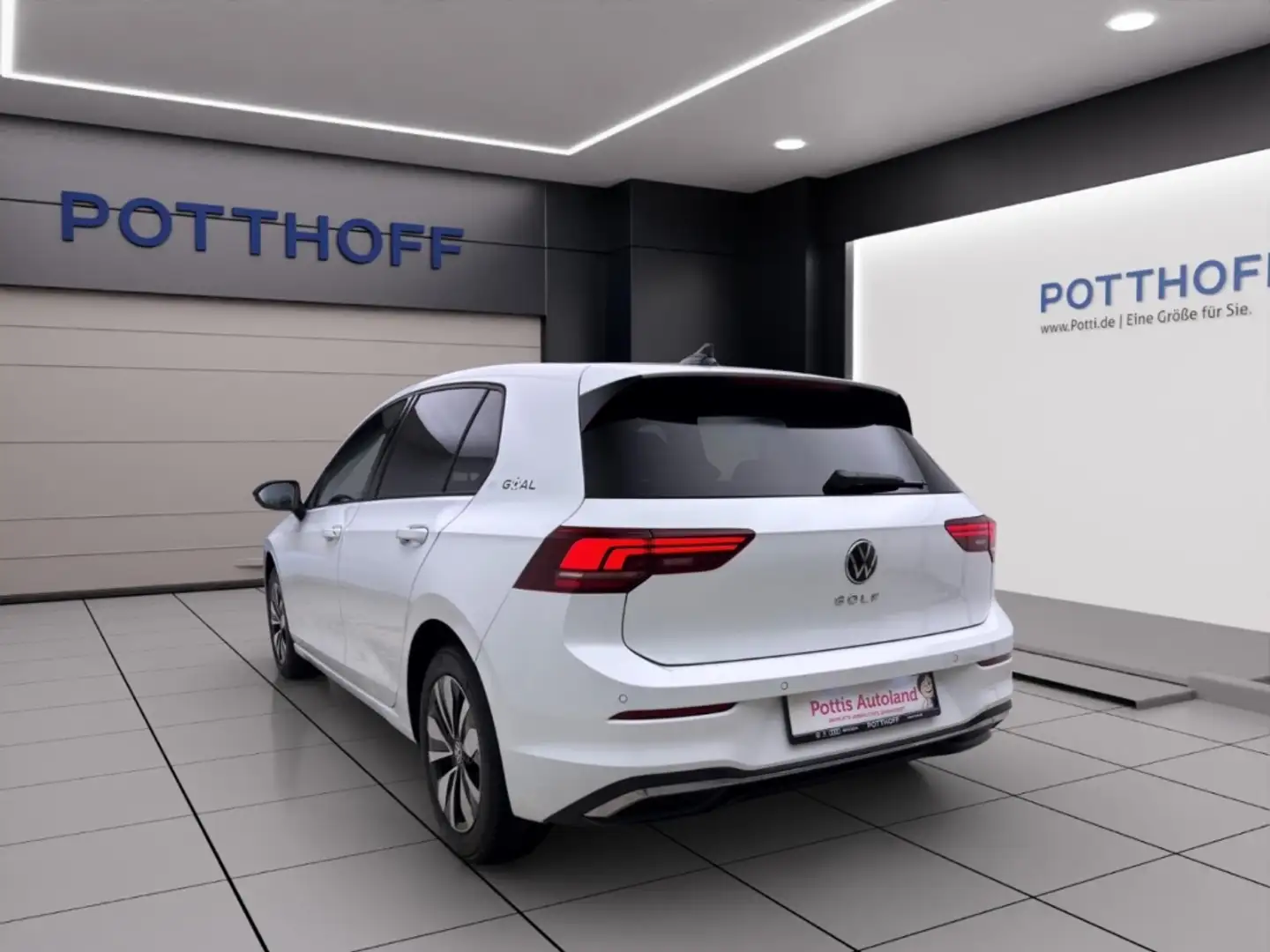 Volkswagen Golf 1.5 TSI GOAL AHK LED SITZHZG NAVI Weiß - 2