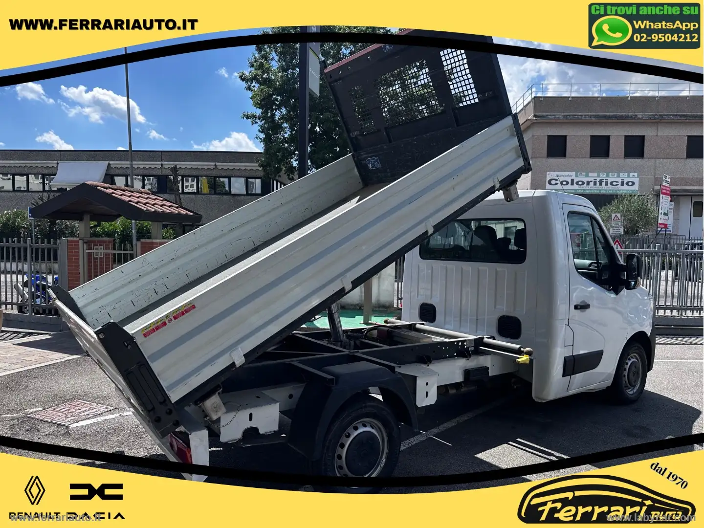 Renault Master T35 2.3dCi135PL RIBALTABILE TRILAT. Blanc - 2