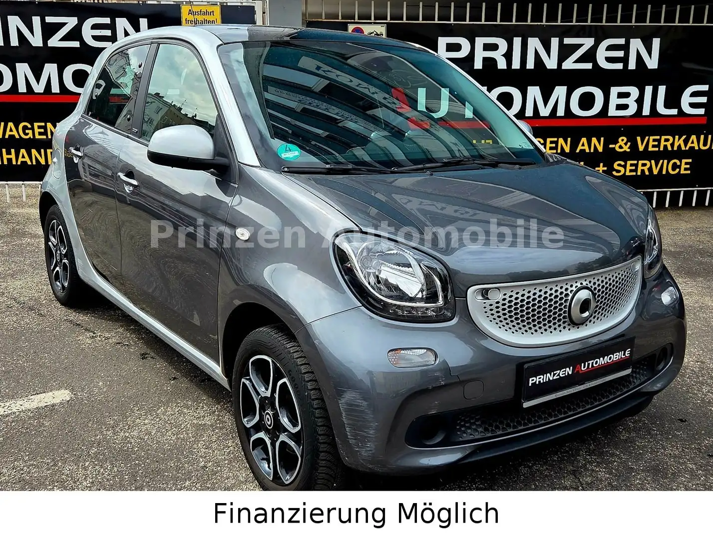 smart forFour Turbo*Aut*Pano*Klima*LED*Navi*Allwetter Silber - 1