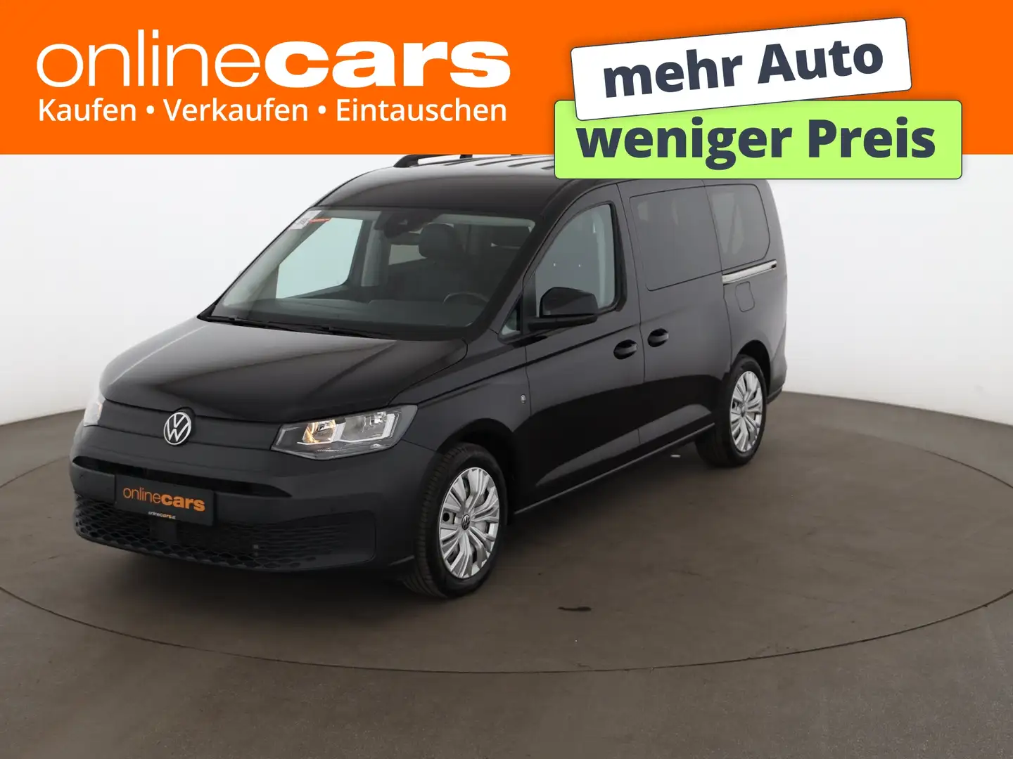 Volkswagen Caddy 2.0 TDI Maxi Aut 7-SITZER AHK LEDER ASSIST Schwarz - 1