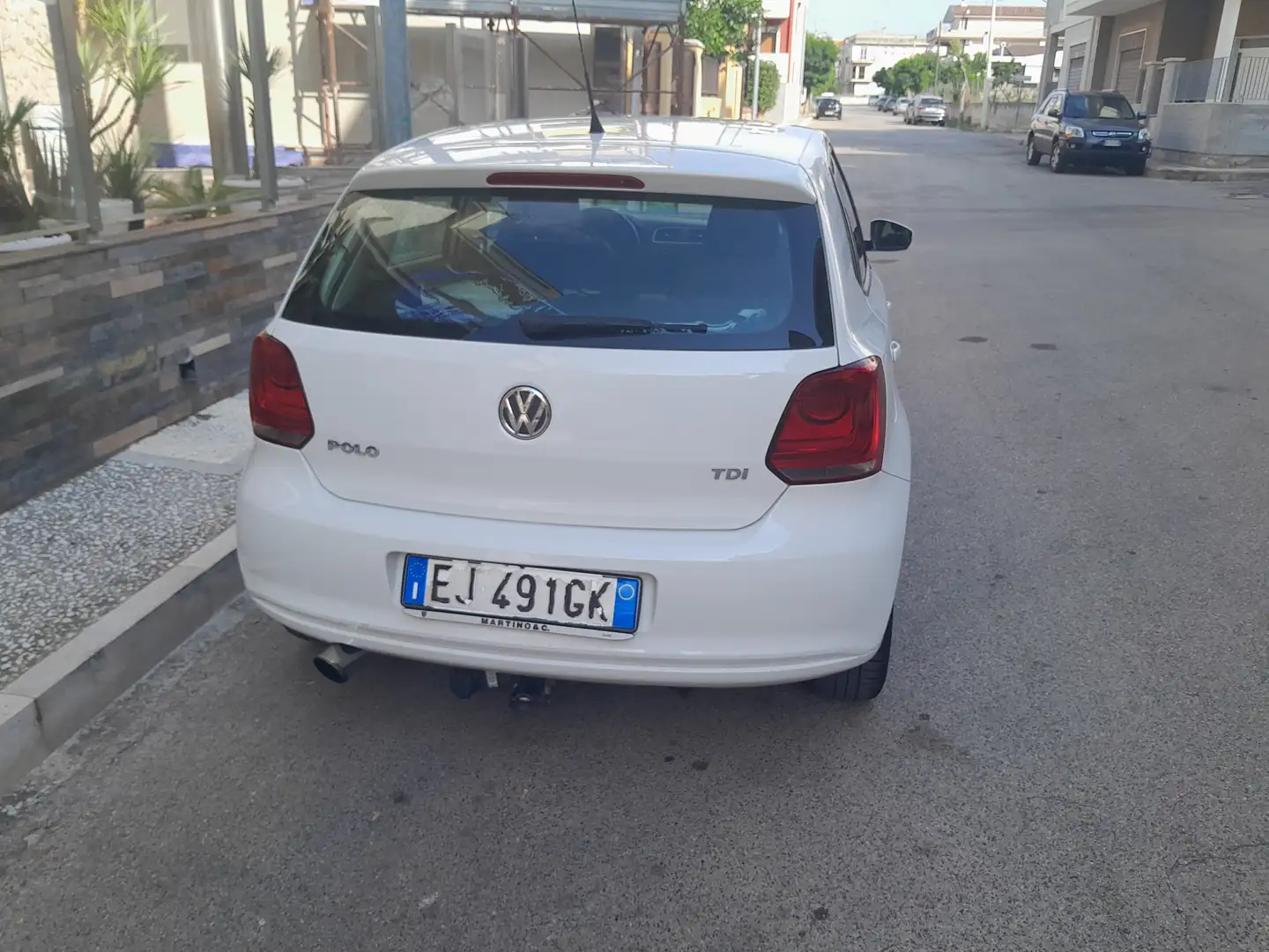 Volkswagen Polo Polo V 2009 5p 1.6 tdi Comfortline 90cv Bianco - 2