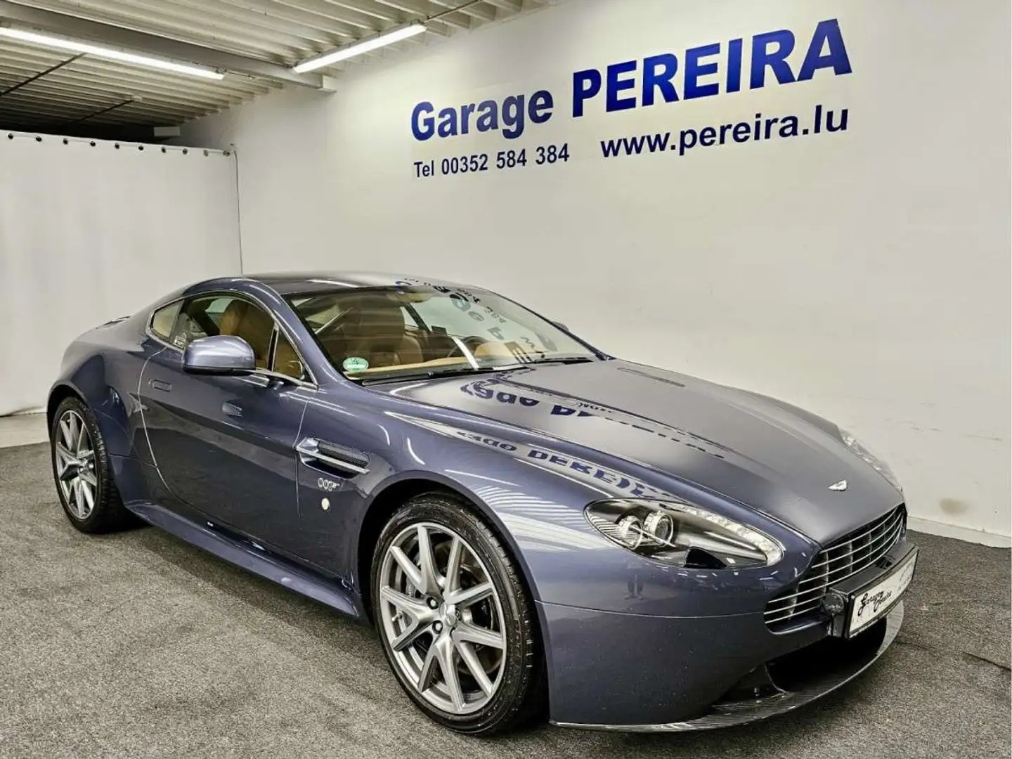 Aston Martin V8 Vantage S CARBON EUROPA CUIR NAVI Albastru - 1