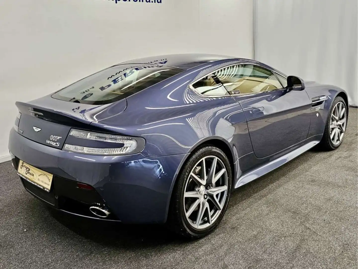 Aston Martin V8 Vantage S CARBON EUROPA CUIR NAVI Modrá - 2