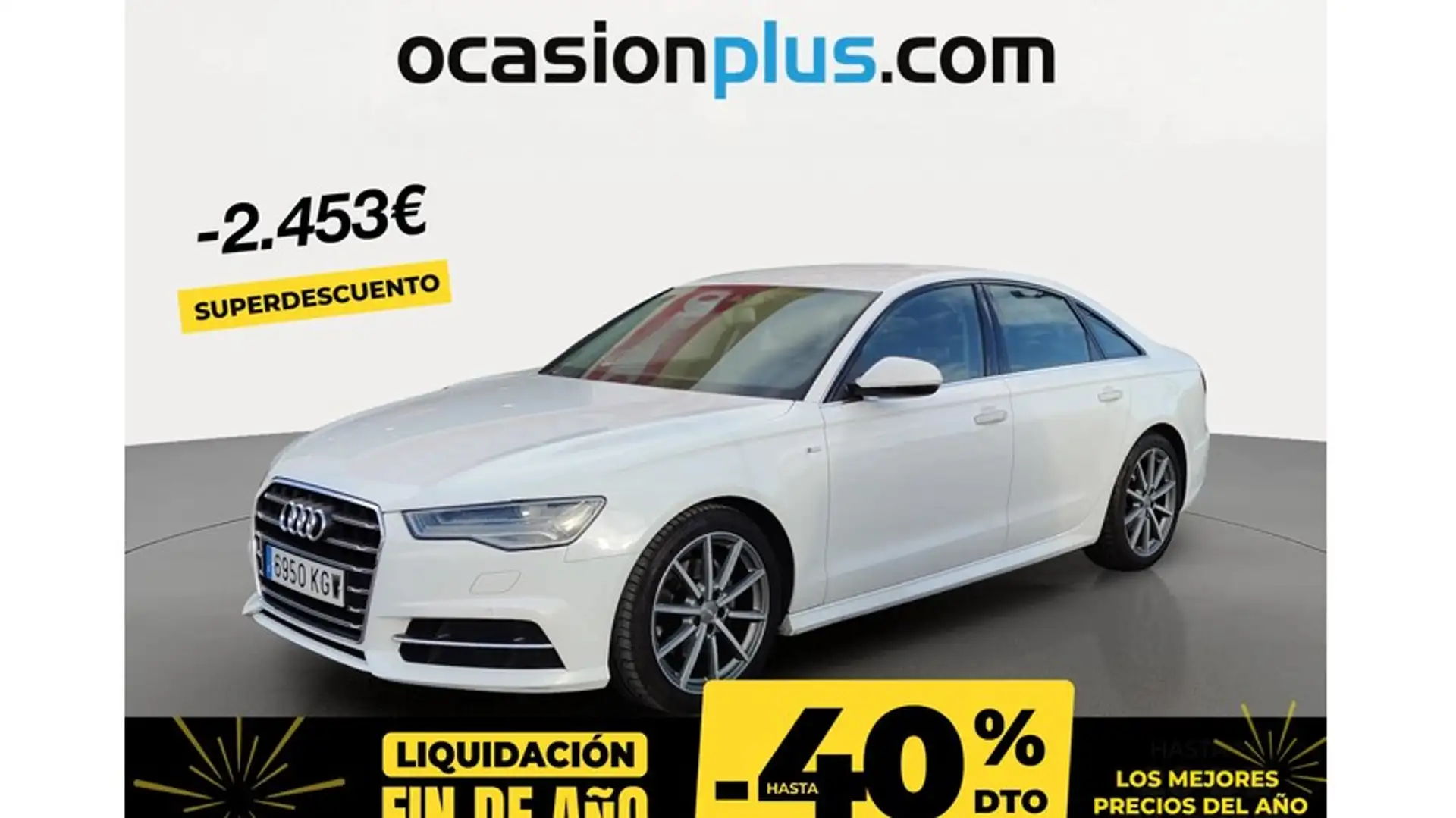 Audi A6 2.0TDI S line edition S-T 140kW Blanc - 1