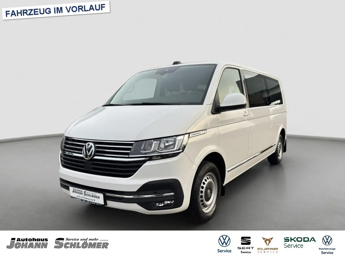Volkswagen T6.1 Caravelle Comfortline langer Radstand LR 2.0 TDI DSG NAVI AH Blanc - 1