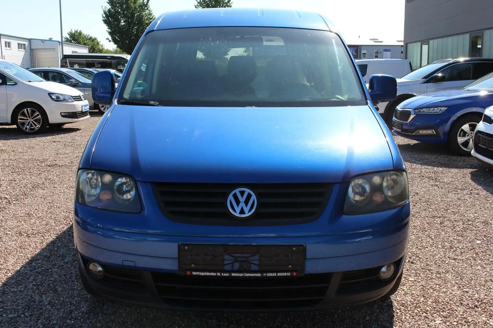 Volkswagen Caddy *Flüssiggas*Klima*AHZV*SHZ*ZV mit FB* Blau - 2