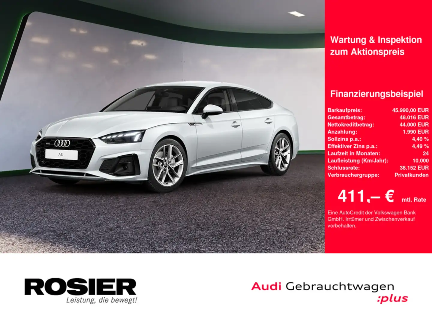 Audi A5 Weiß - 1