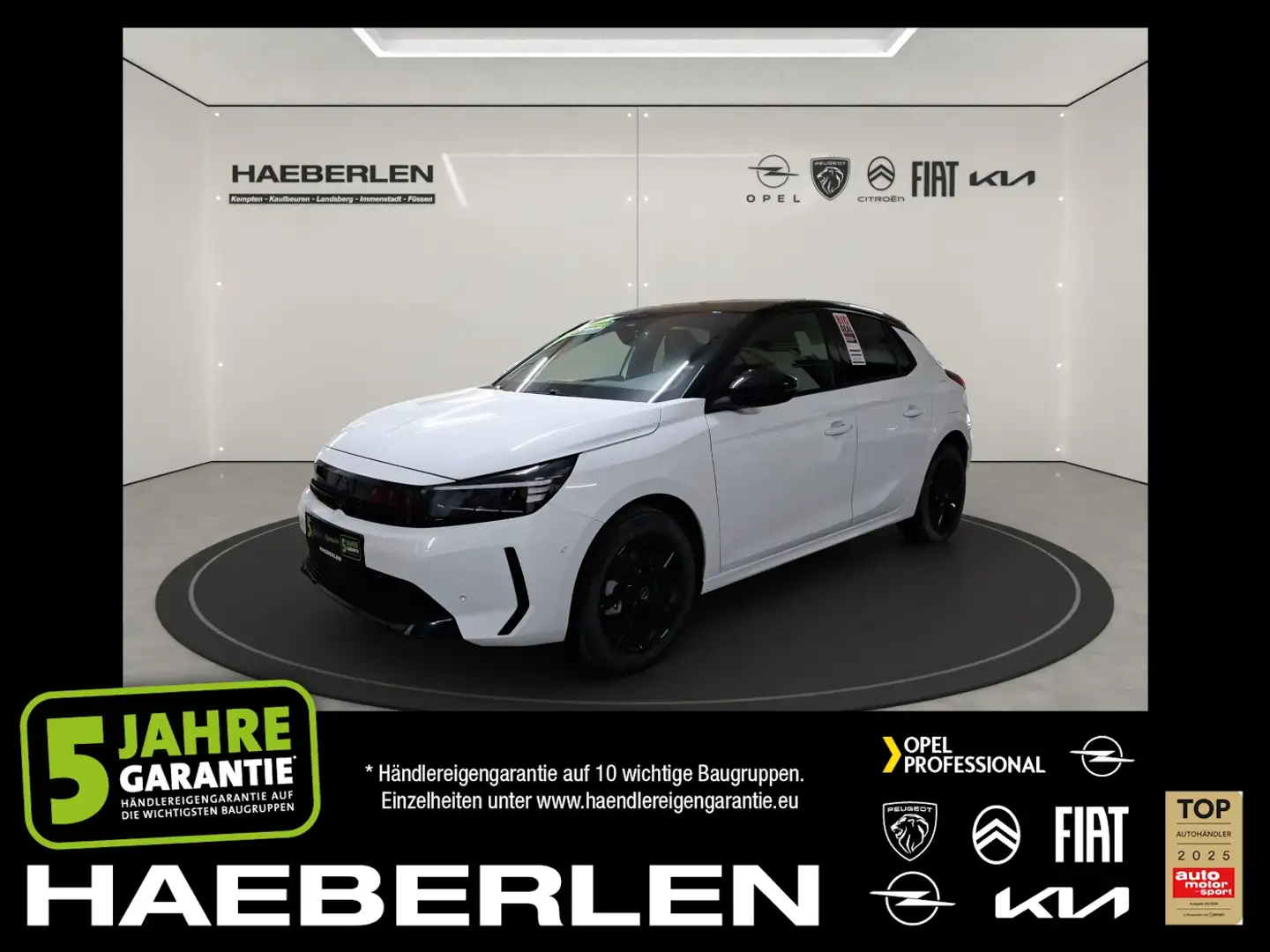 Opel Corsa GS 1.2 Turbo *180°Kamera*Navi*Keyless* Wit - 1