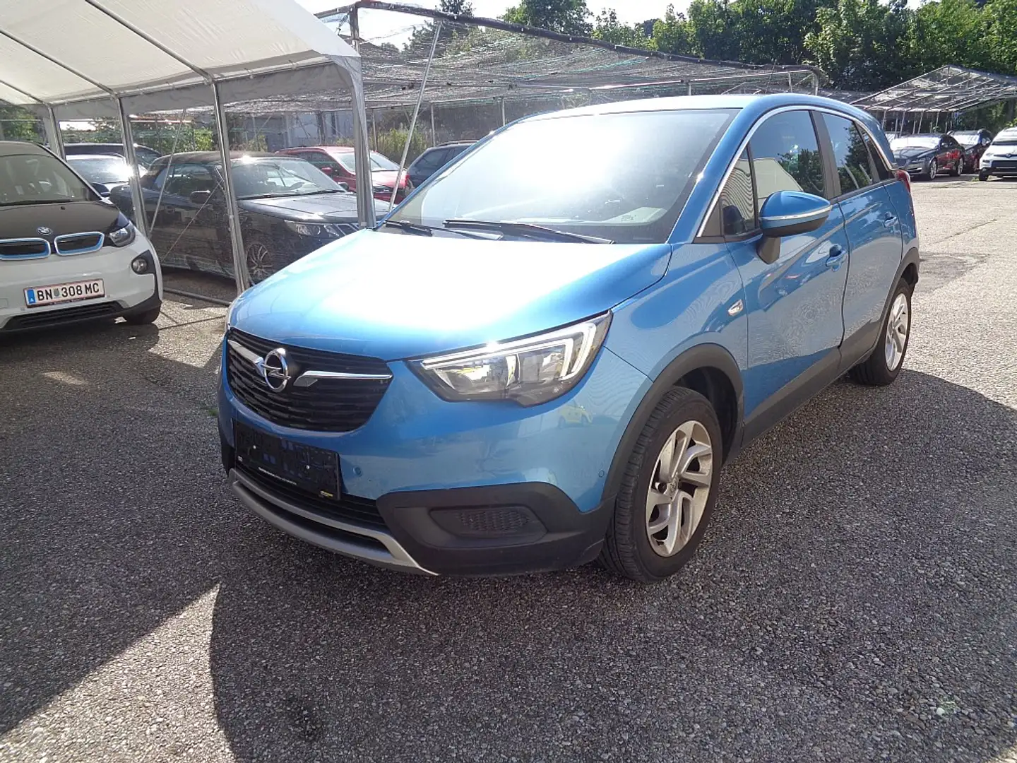 Opel Crossland X 1,2-110 Ps * Pickerl 3/2026 Azul - 1