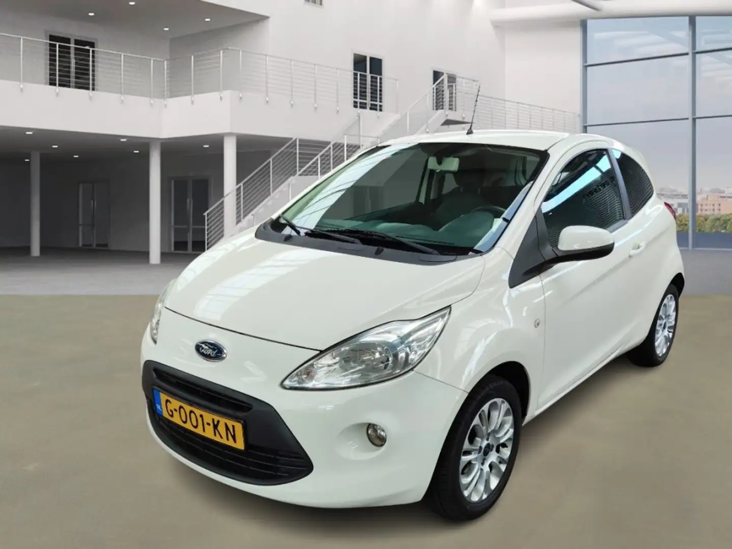 Ford Ka/Ka+ 1.2 Titanium X/ PARELMOER WIT/ VELGEN Wit - 1