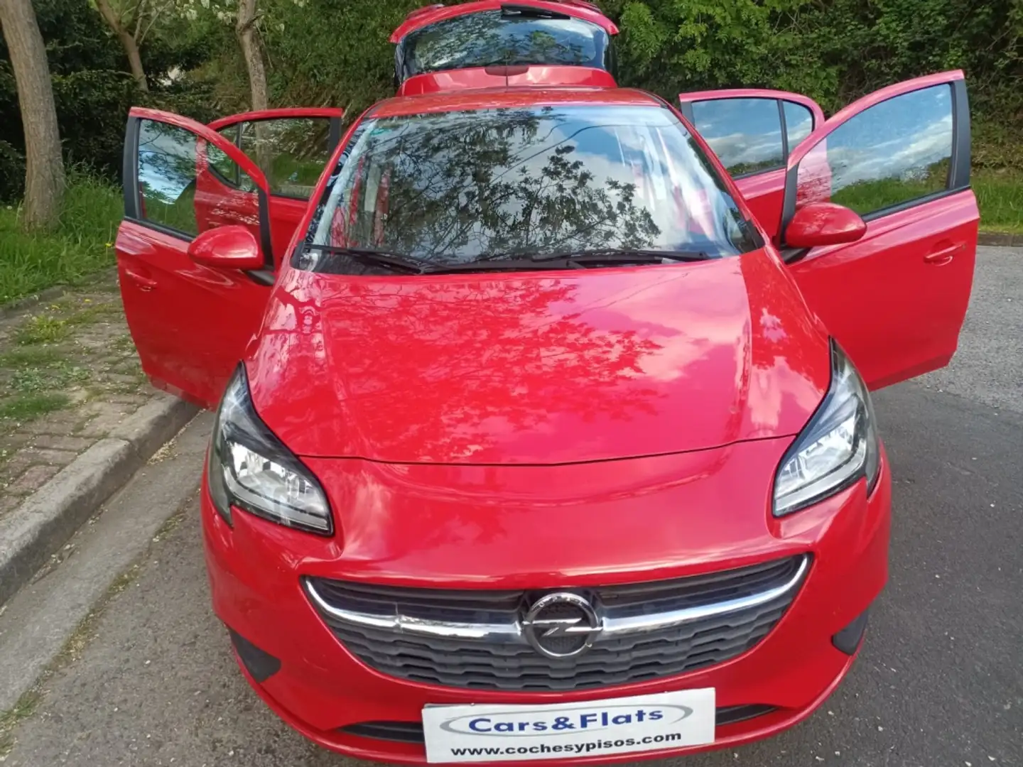 Opel Corsa 1.4 Turbo S&S Selective 100 Rojo - 2