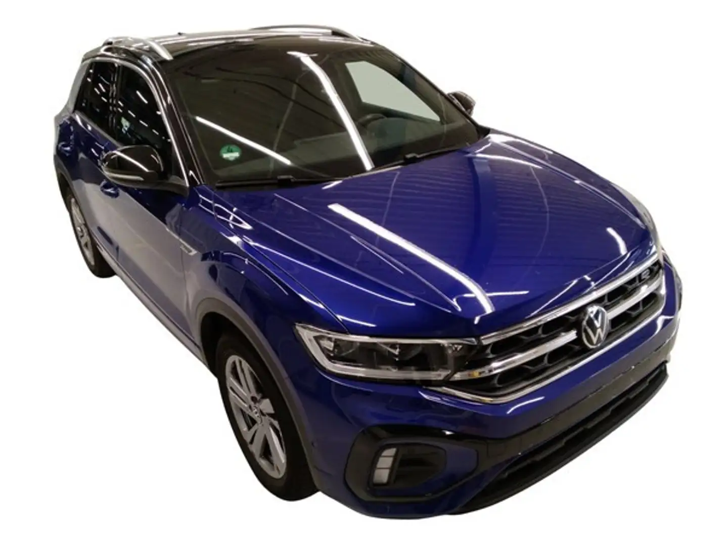 Volkswagen T-Roc 2.0 TDI DSG R-LINE NAVI AHK KAMERA ALCANTA Blau - 2