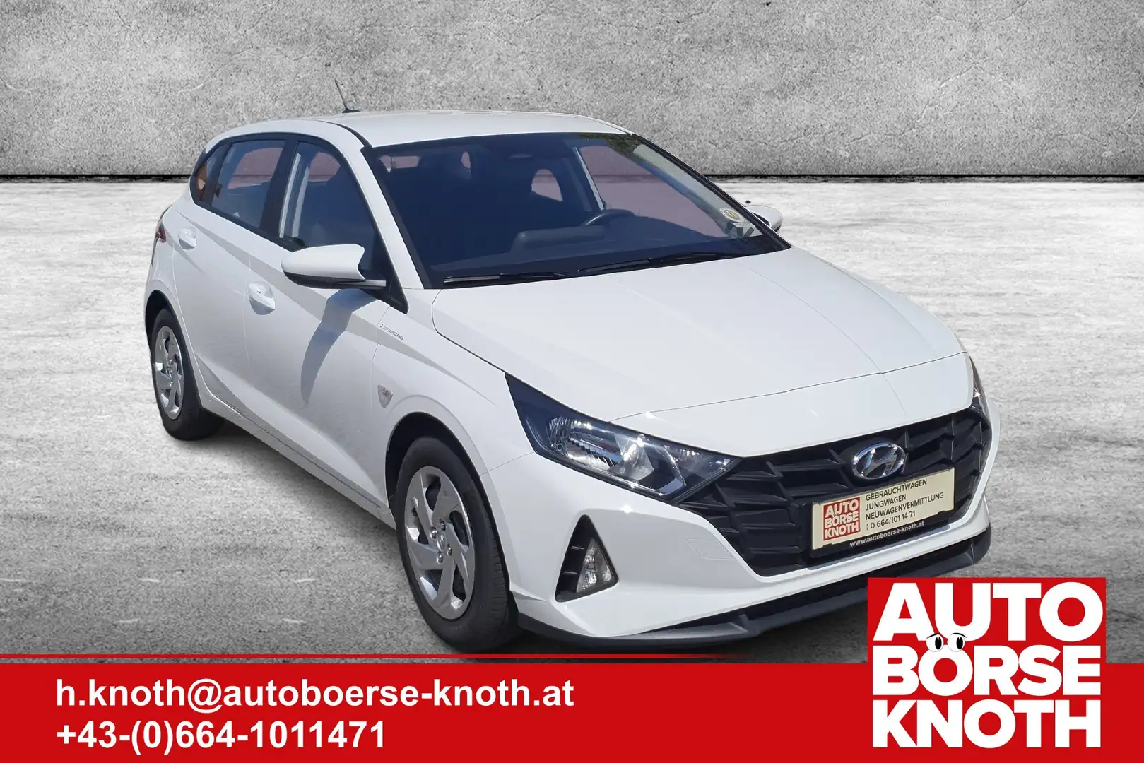 Hyundai i20 1,2 MPI i-Line Temp., WR, Spur.Ass. Weiß - 2