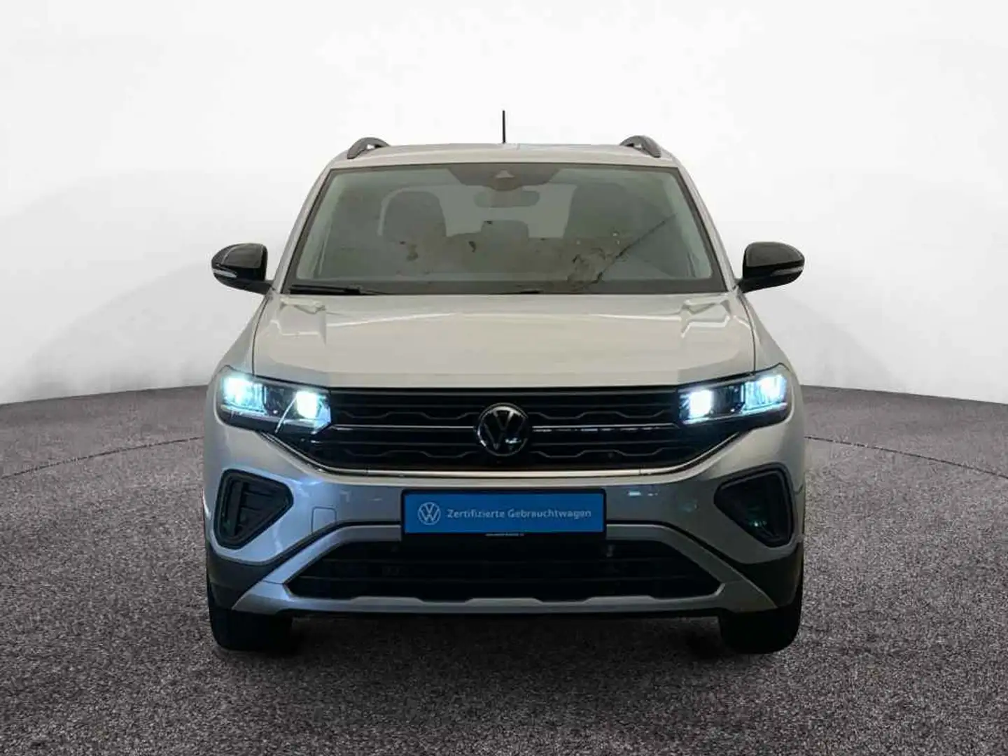 Volkswagen T-Cross Goal 1.0 TSI *LED*ACC*NAVI*PDC*SHZ*ALU* Zilver - 2