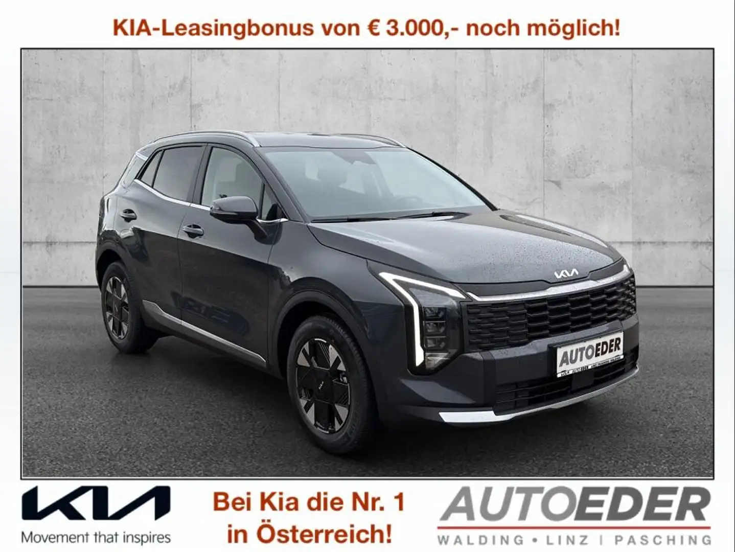 Kia Sportage 1,6 TGDI Silber DCT - 1