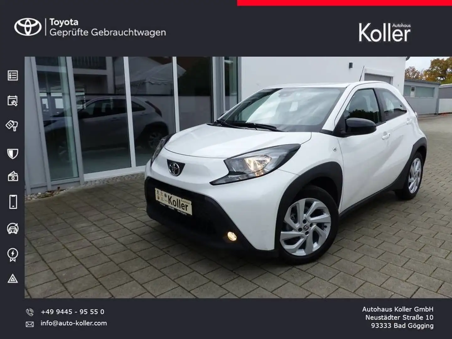 Toyota Aygo X 1.0 Automat Play+Tec & Komfortpak SHZ Alu Weiß - 1