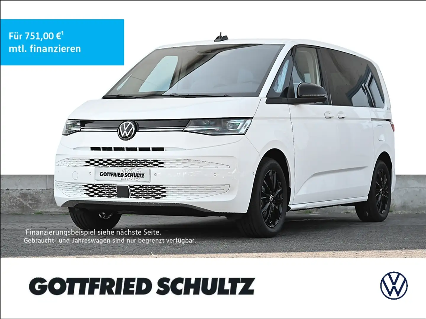 Volkswagen T7 Multivan Life 2 0 l 110 kW TDI SCR Frontantrieb Radst. 3124 Weiß - 1