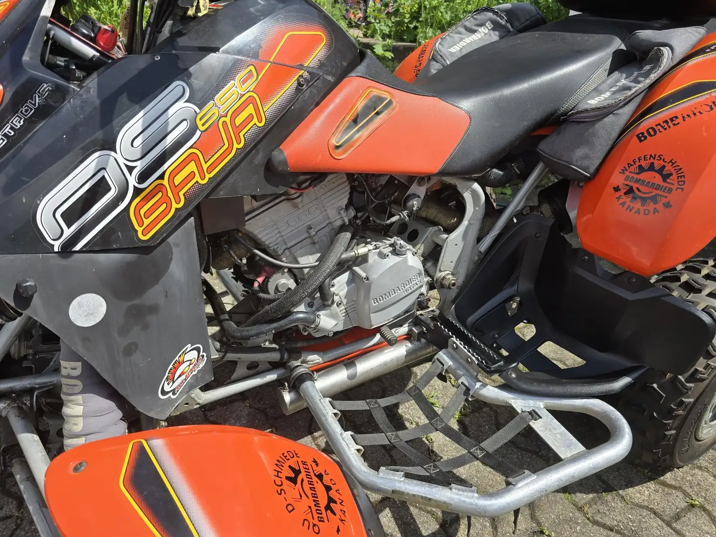 Bombardier DS 650 Pomarańczowy - 2