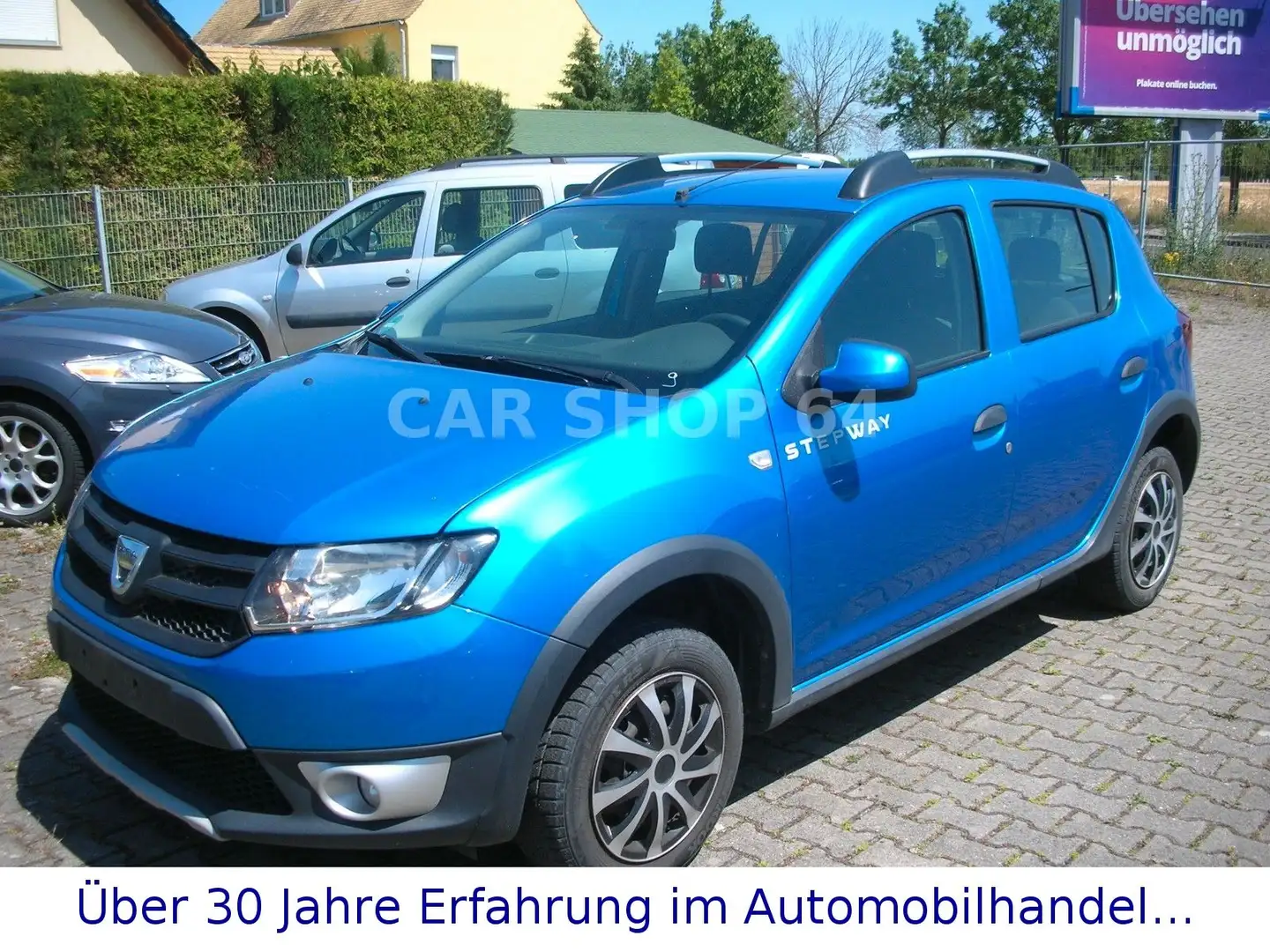 Dacia Sandero II Stepway Ambiance  -1.HAND/SCHECKHEFT- Blau - 1
