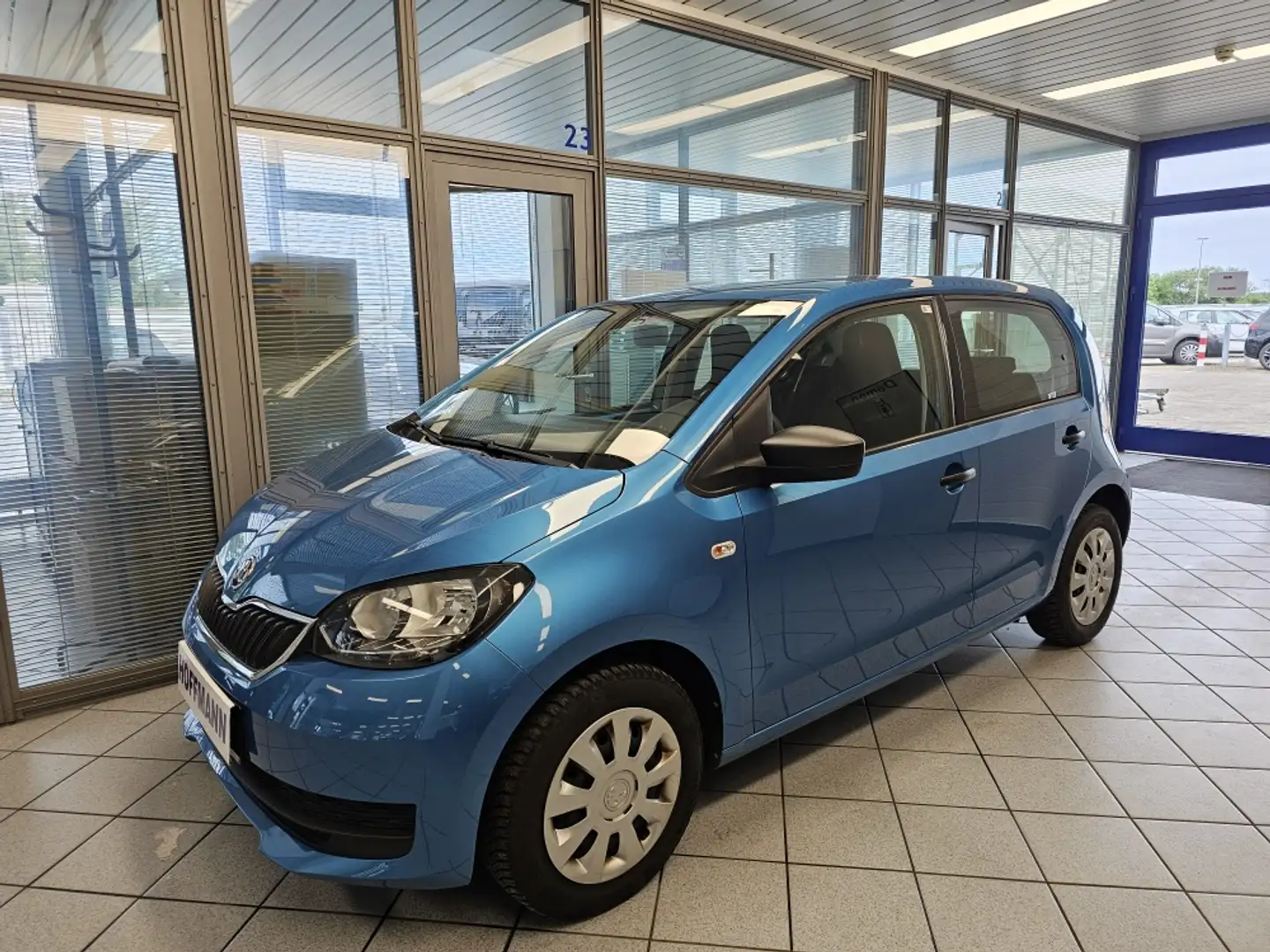 Skoda Citigo 4-türig,Klima,PDC,BT,Allwetterreifen Modrá - 2