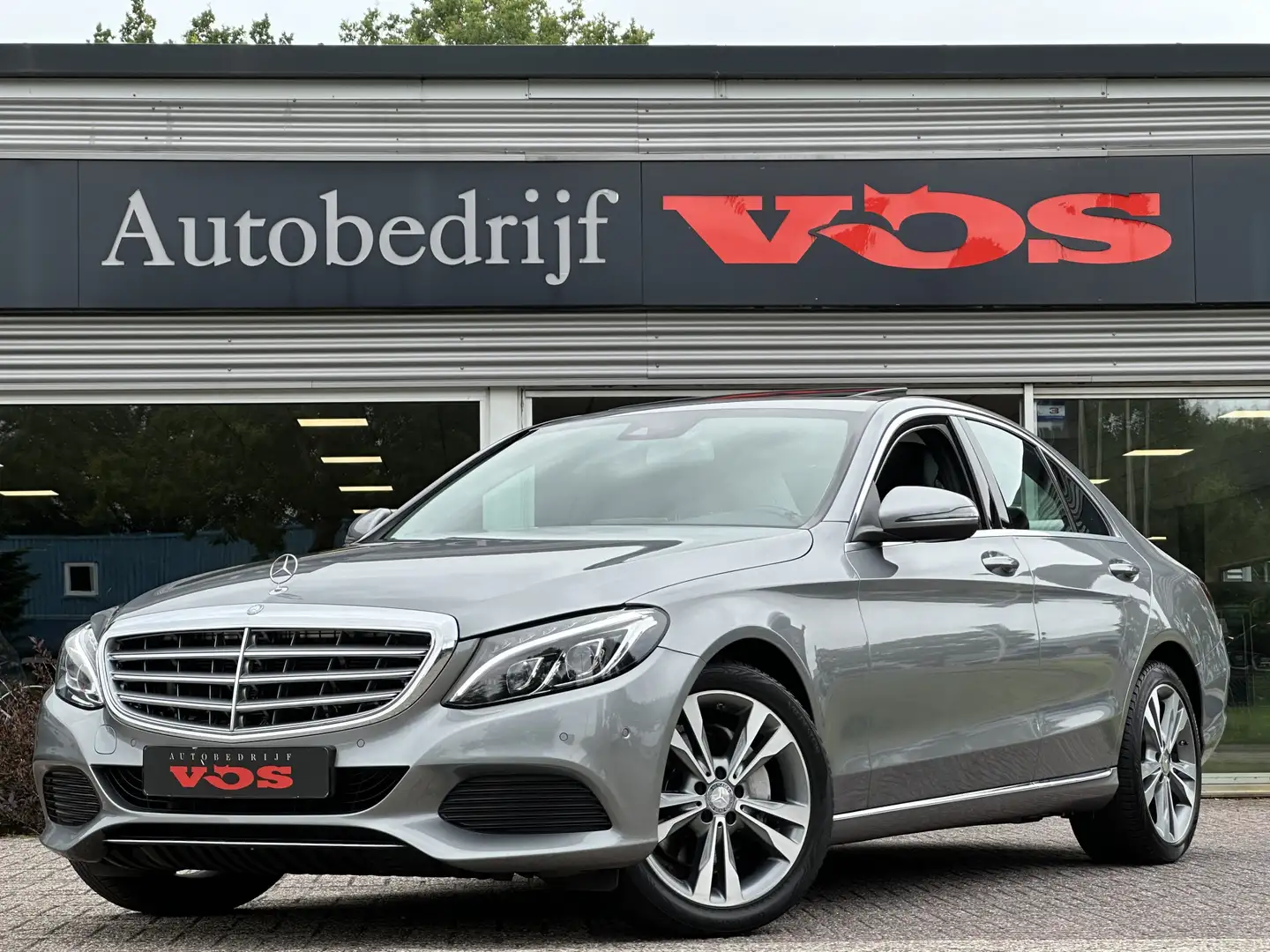 Mercedes-Benz C 250 Prestige | Glasdak | Comand | ILS | Dodehoek | Grijs - 1