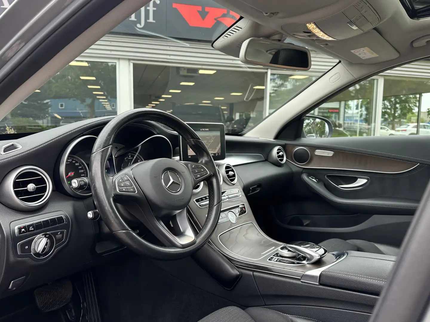 Mercedes-Benz C 250 Prestige | Glasdak | Comand | ILS | Dodehoek | Grijs - 2