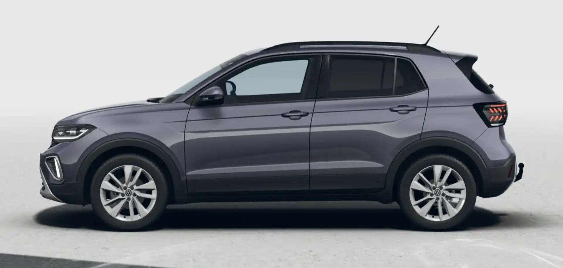 Volkswagen T-Cross DSG Matrix AHK 2ZKlim SHZ PrivG Kam Keyl 110 kW... Grau - 2