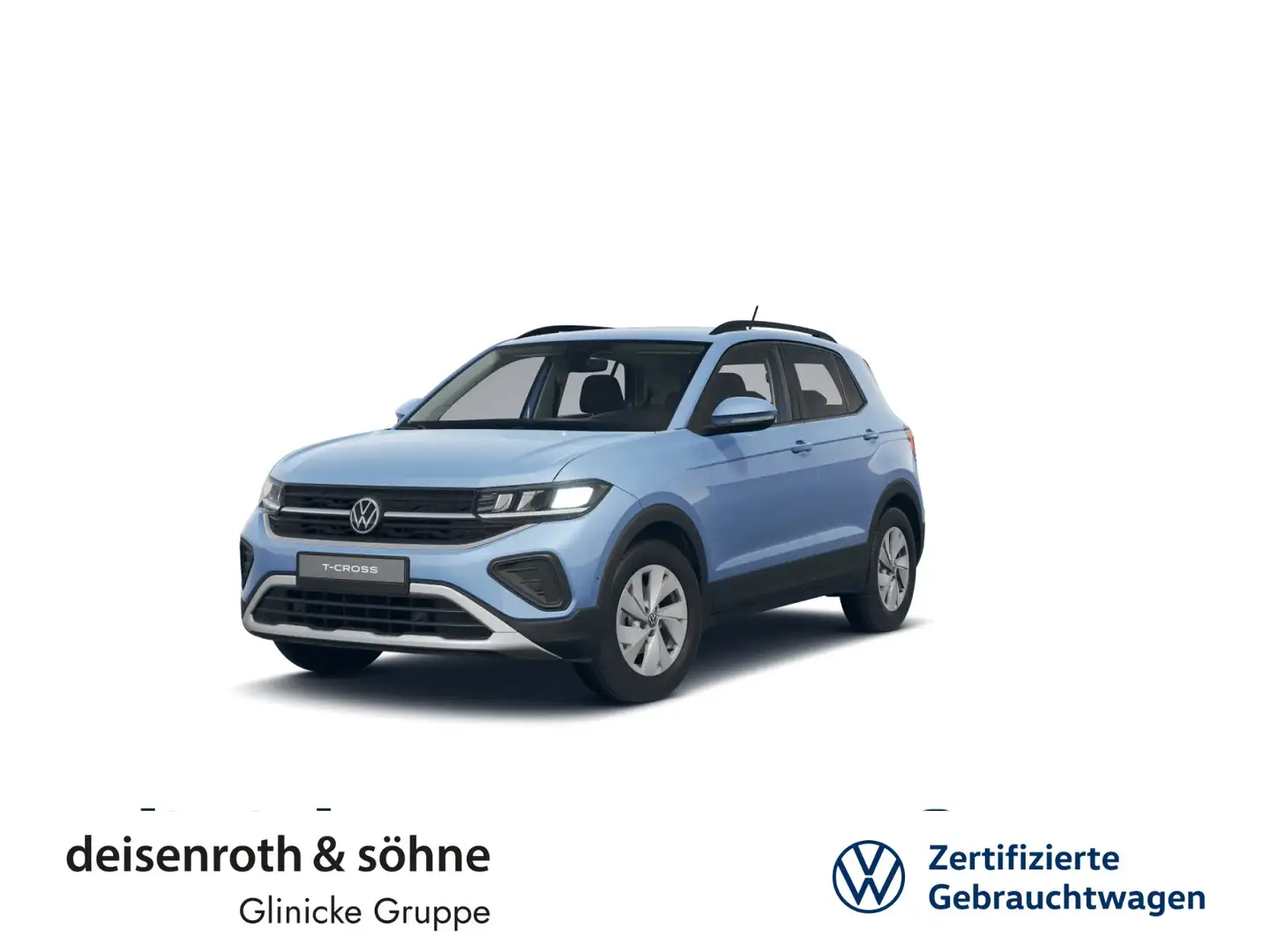 Volkswagen T-Cross Life 1.0 TSI Nav/AppCon/ACC/EPH/SHZ/Assi Blau - 1