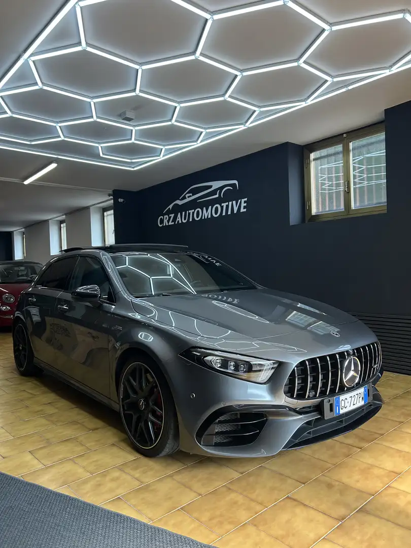 Mercedes-Benz A 45 AMG TETTO-SEDILI ELETTRICI-TELECAMERA Grijs - 1