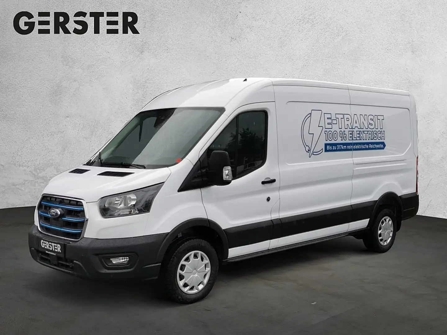 Ford E-Transit Kasten 67kWh/135kW L3H2 350 Trend Weiß - 1
