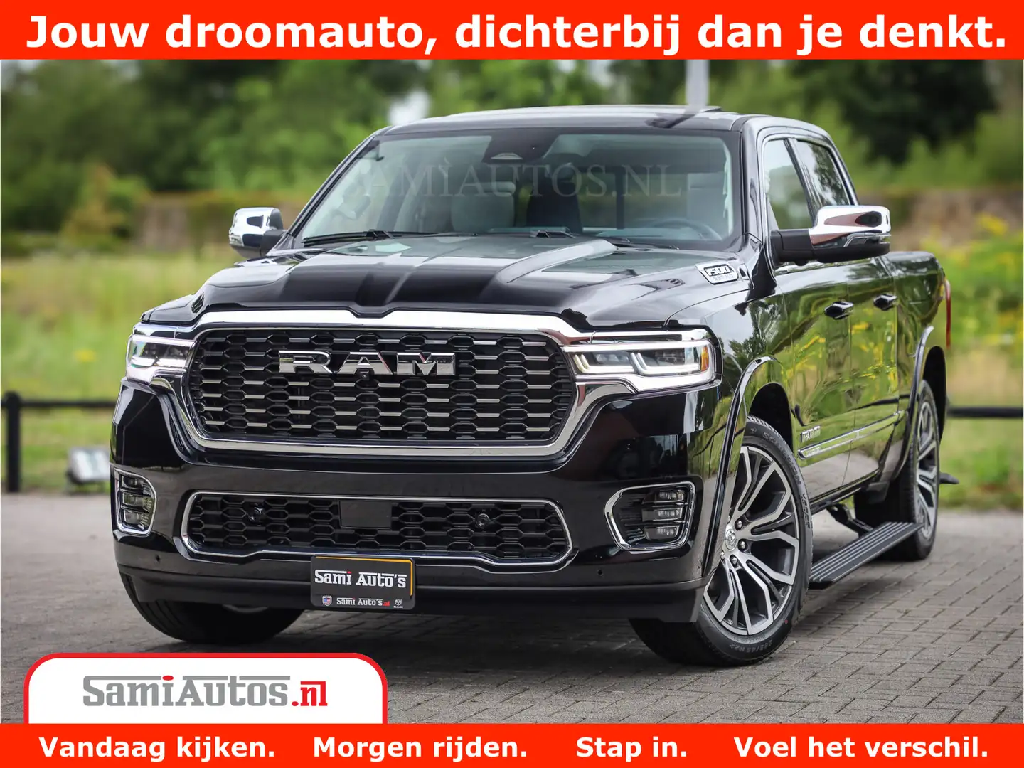 Dodge RAM 1500 Tungsten | De Meest Luxe Pick-Up op de Markt Zwart - 1
