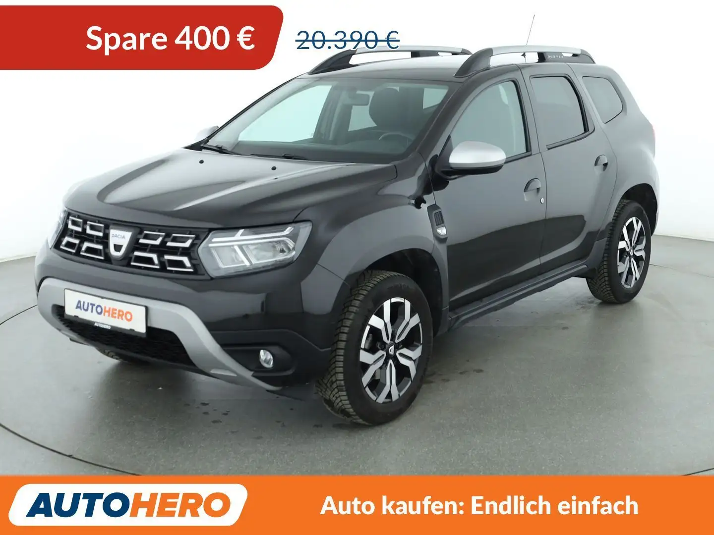 Dacia Duster 1.3 TCe Prestige Aut.*NAVI*CAM*PDC*SHZ*KLIMA* Schwarz - 1