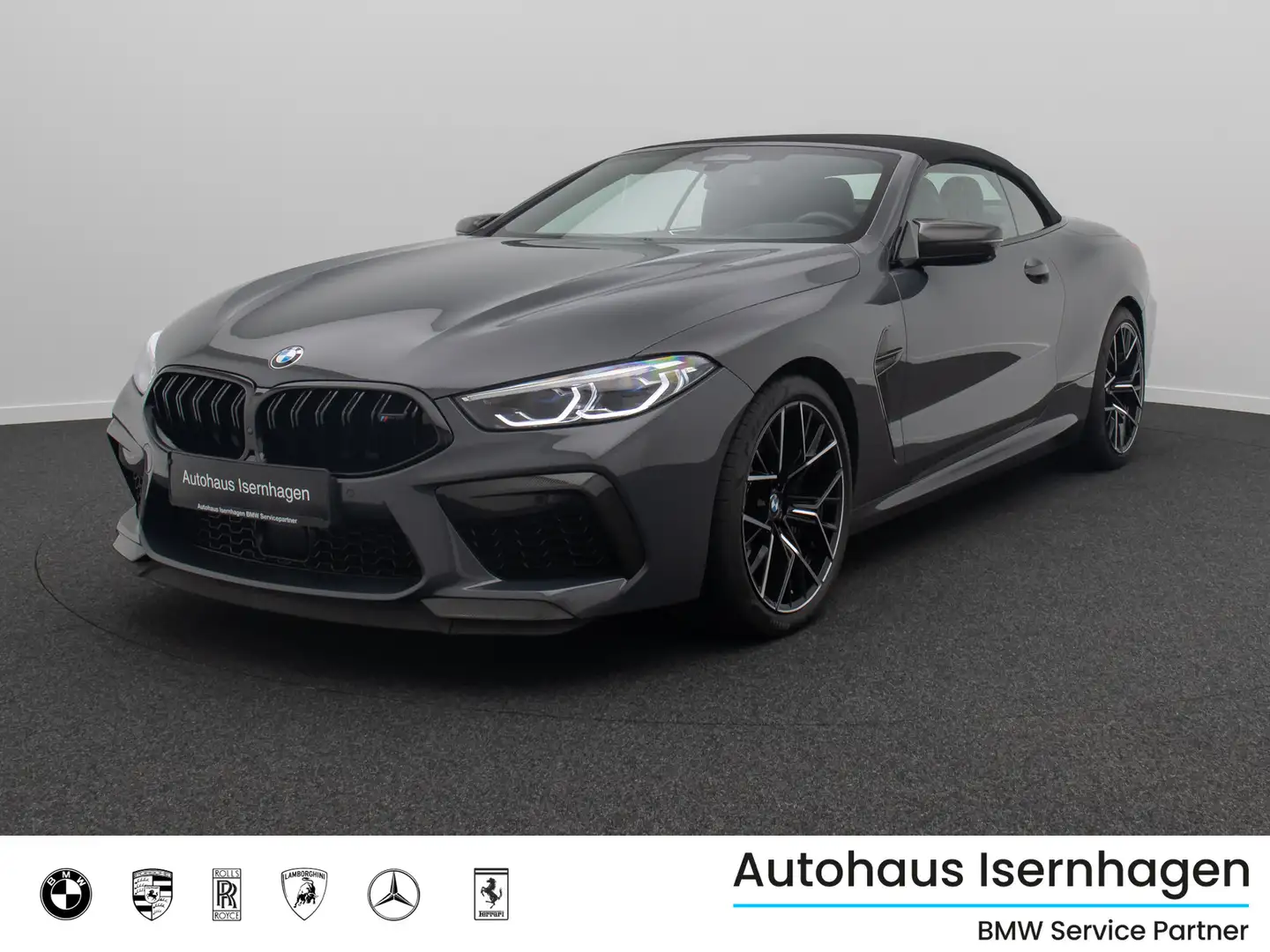 BMW M8 Competition xD Cabrio B&W 360°Laser DAB Voll Grau - 1