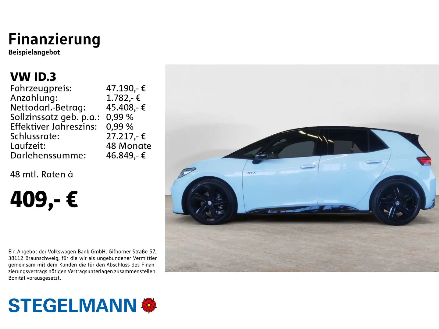 Volkswagen ID.3 GTX 210kW/79kWh *LED*Wärmepumpe*Kamera*+3J. Blanc - 2