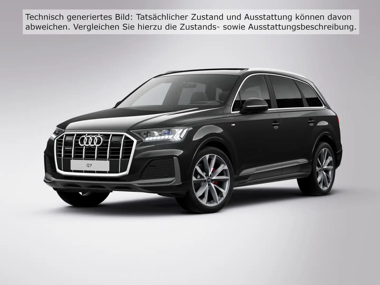 Audi Q7 50 TDI quattro S Line Pano Matrix LED Assiste Schwarz - 2