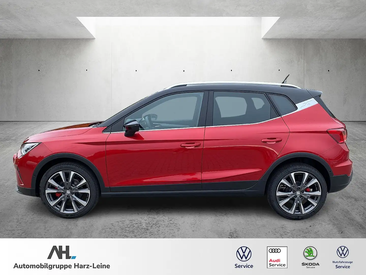 SEAT Arona 1.5 TSI "FR" DSG/NAVI/LED/RFK/ACC Rouge - 2