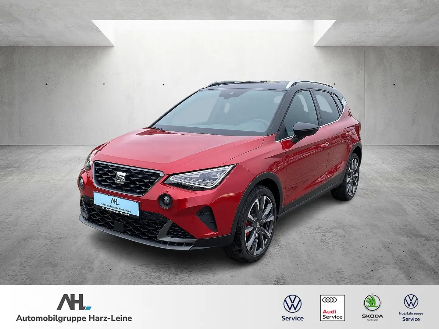 SEAT Arona 1.5 TSI "FR" DSG/NAVI/LED/RFK/ACC Rouge - 1